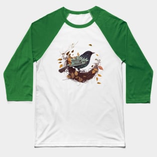 bird in the leaves Baseball T-Shirt